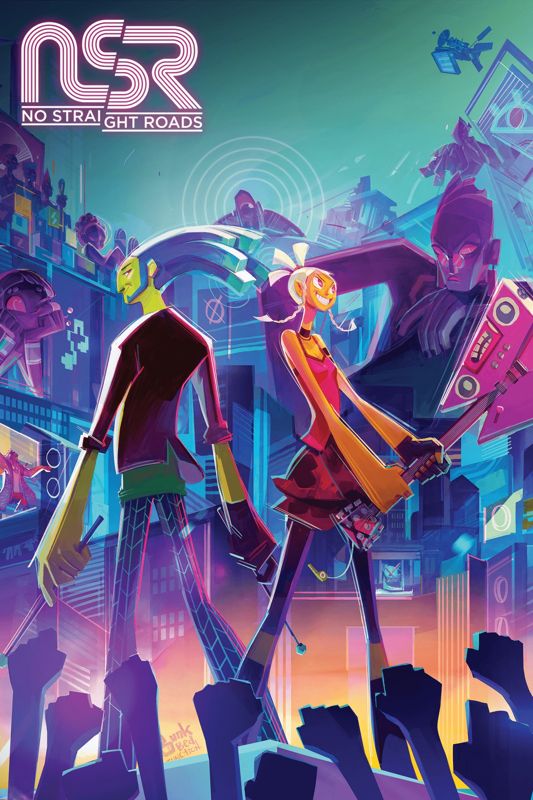 No Straight Roads box art for Playstation 4